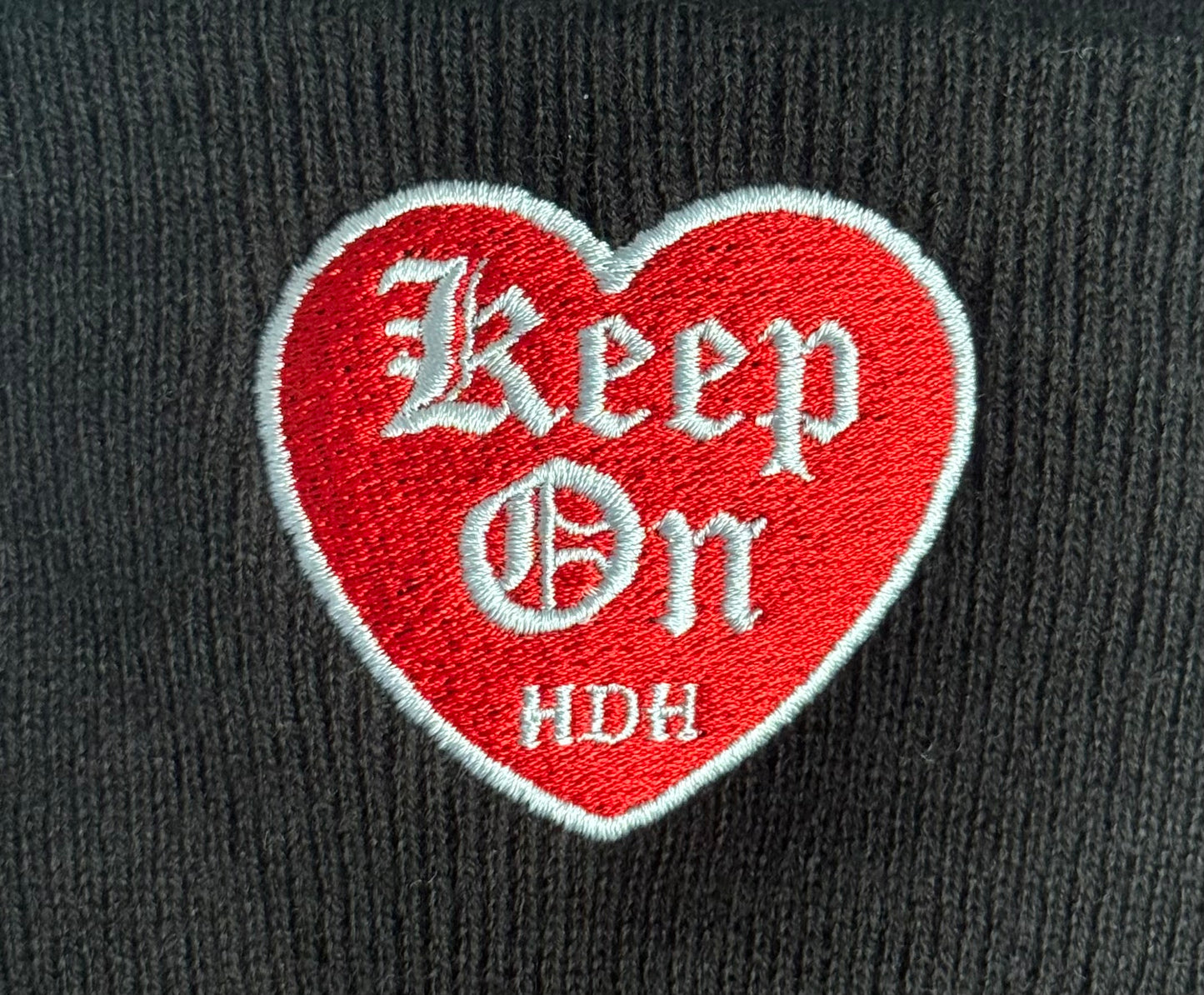 Keep On Embroidered Beanie