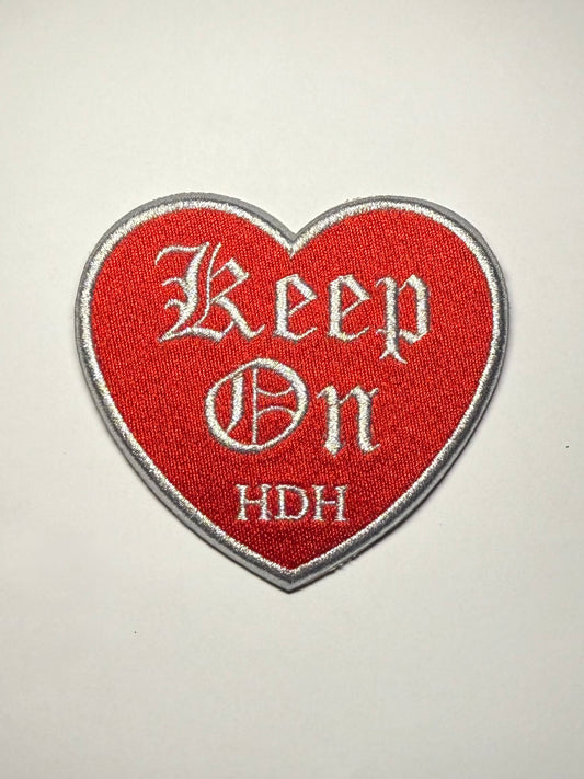 Keep On Embroidered Patch