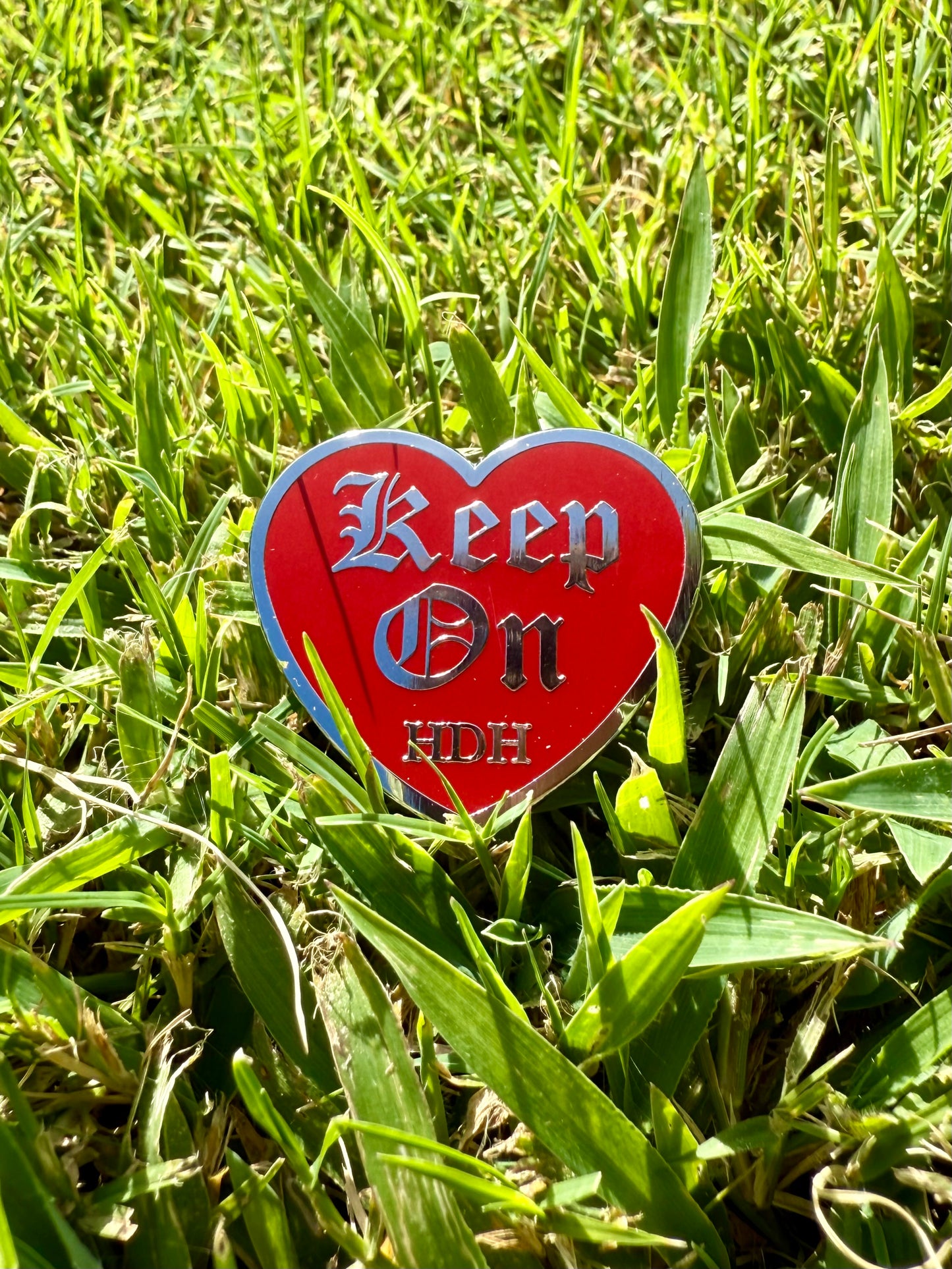 Keep On Enamel Pin