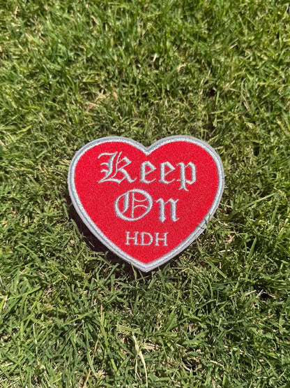 Keep On Embroidered Patch
