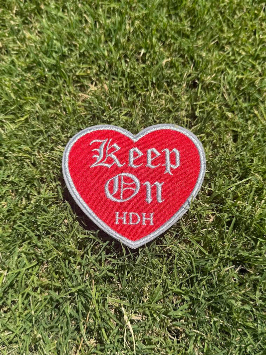 Keep On Embroidered Patch