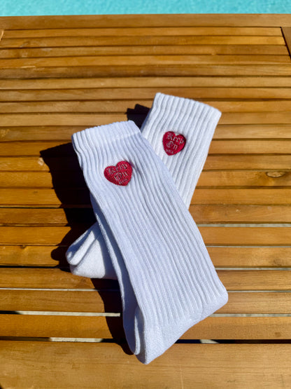 Keep On Embroidered Socks