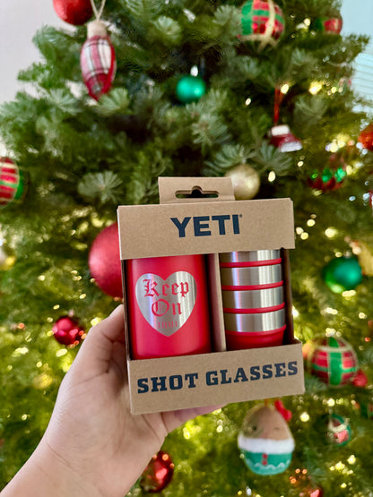 Keep On - Yeti Shot Glasses