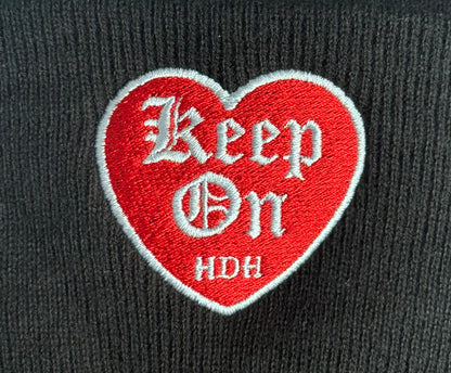 Keep On Embroidered Beanie