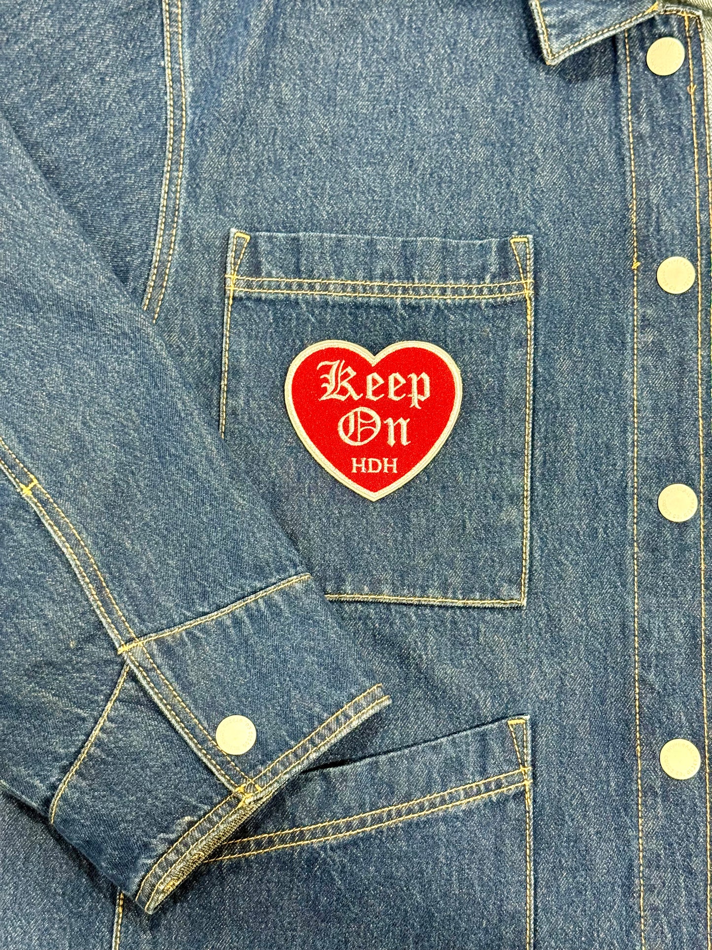 Keep On Embroidered Patch