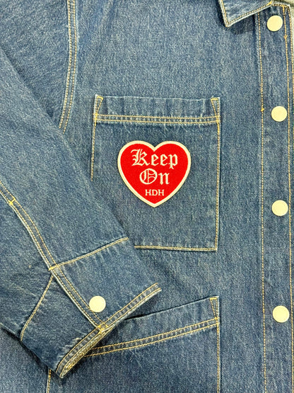 Keep On Embroidered Patch